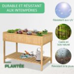 Table de Culture avec Bac sur Pieds