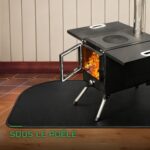 Tapis de Protection de Sol Ignifuge pour Poêle à Bois