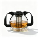 Théière en Verre Borosilicaté 1600ml Infuseur Inox