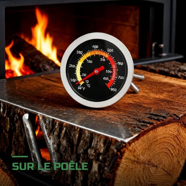 Thermomètre de Poêle & Four à Cadran 10-400°C