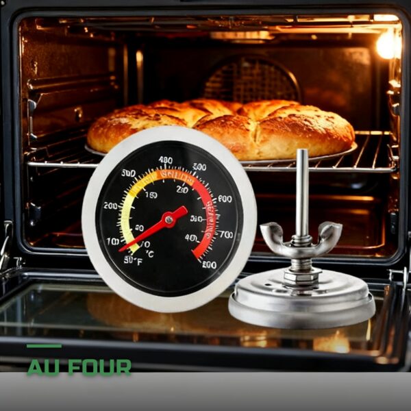 Thermomètre de Poêle & Four à Cadran 10-400°C
