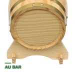 Tonneau de Vieillissement en Bois 5L avec Robinet pour Vin et Whisky