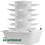 Tour Hydroponique à 30 Trous pour Culture d'Intérieur Sans Sol