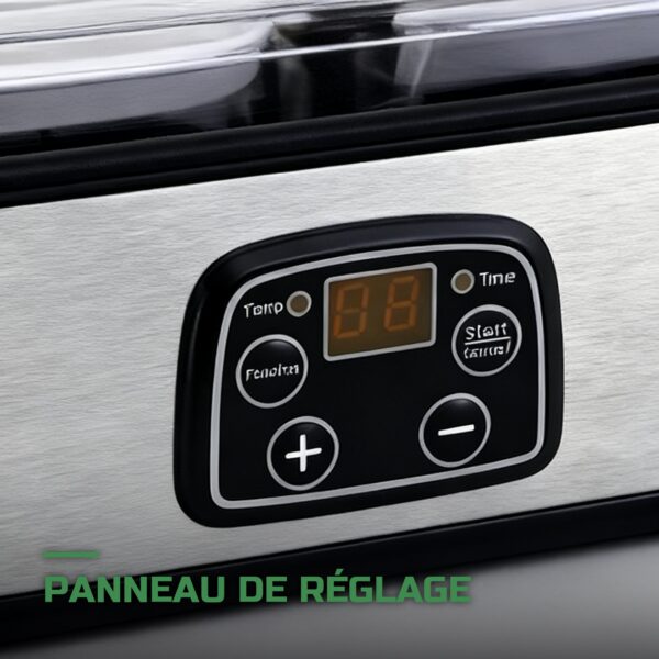 Yaourtière Électrique avec 8 Pots en Verre et Minuterie