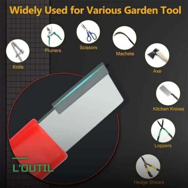Affûteur Manuel pour Sécateurs et Outils