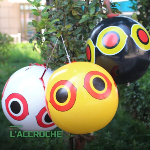 Ballons Répulsifs Anti-Oiseaux à Yeux