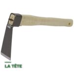 Binette Houe de Jardin à Tête Inox et Manche en Bois