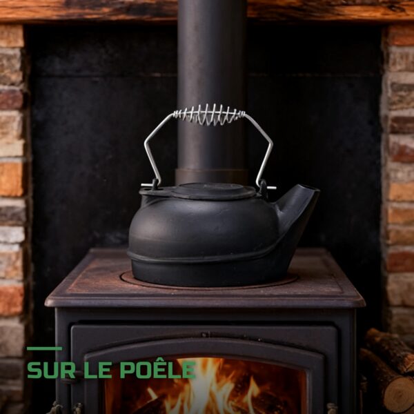 Bouilloire Humidificateur à Vapeur pour Poêle à Bois