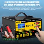Chargeur de Batterie 12V Intelligent Automatique