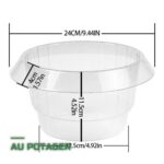 Colliers de Protection Anti-Limaces pour Plants