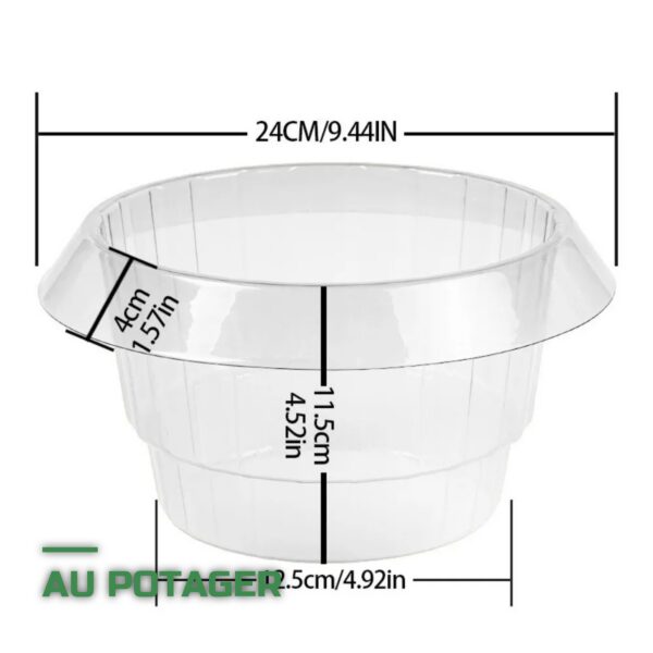 Colliers de Protection Anti-Limaces pour Plants