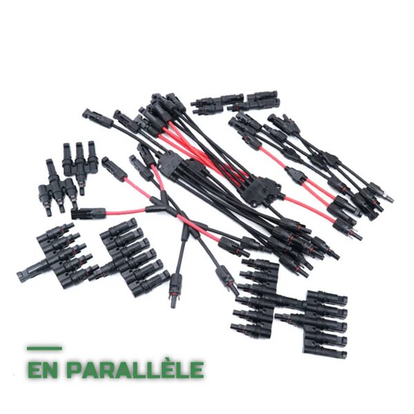 Connecteurs MC4 en Y pour Montage Parallèle