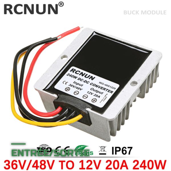 Convertisseur Abaisseur DC-DC 24V vers 12V