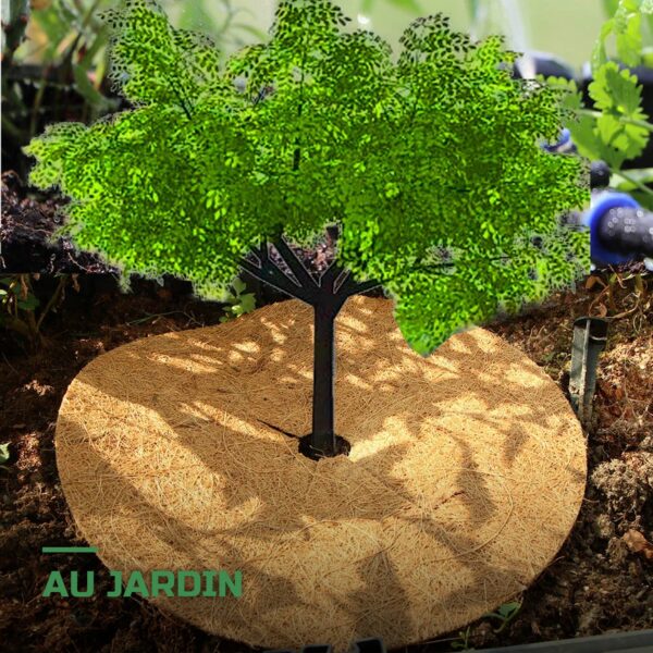 Disques de Paillage en Coco pour Pieds de Plantes