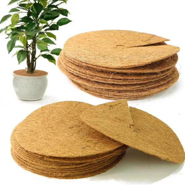Disques de Paillage en Coco pour Pieds de Plantes