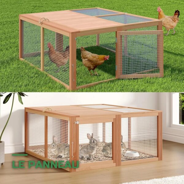 Enclos Parc Pliable pour Lapins et Petits Animaux