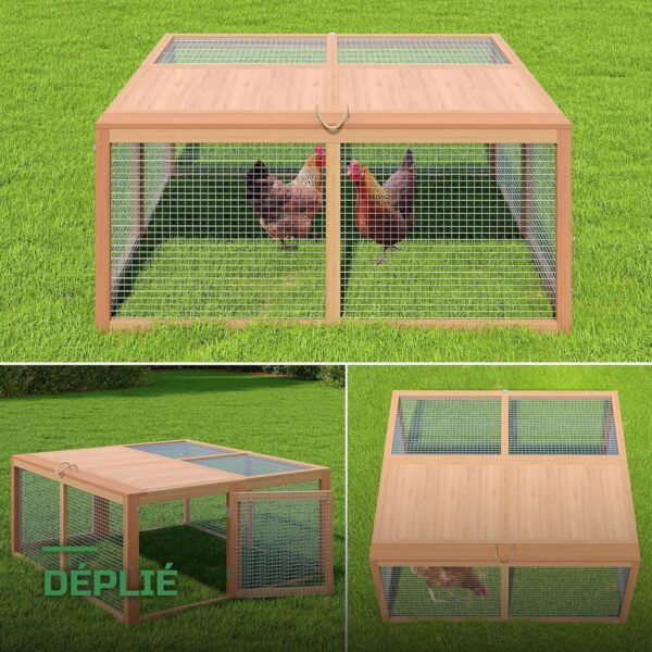 Enclos Parc Pliable pour Lapins et Petits Animaux