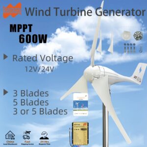 Éolienne 12V pour Recharge de Batterie