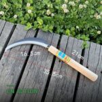 Faucille Serpe Dentelée à Manche en Bois