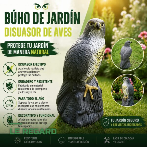 Faux Hibou Effaroucheur Répulsif Oiseaux