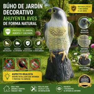 Faux Hibou Effaroucheur Répulsif Oiseaux