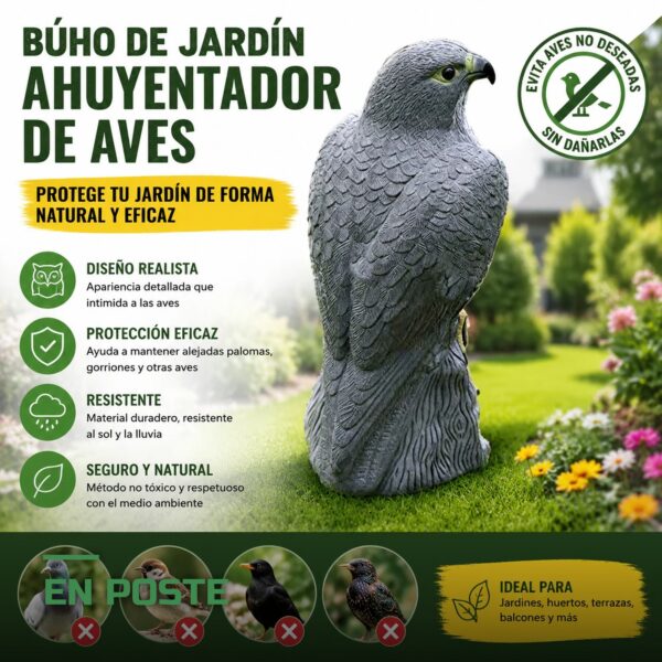 Faux Hibou Effaroucheur Répulsif Oiseaux