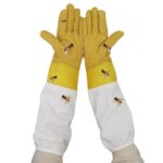 Gants d'Apiculture en Cuir Anti-Piqûres