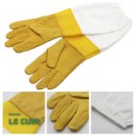 Gants d'Apiculture en Cuir Anti-Piqûres