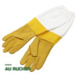 Gants d'Apiculture en Cuir Anti-Piqûres