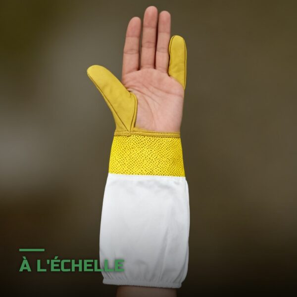 Gants d'Apiculture en Cuir Anti-Piqûres