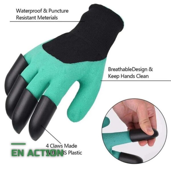 Gants de Jardinage avec Griffes