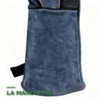 Gants de Soudure Longs en Cuir Anti-Chaleur