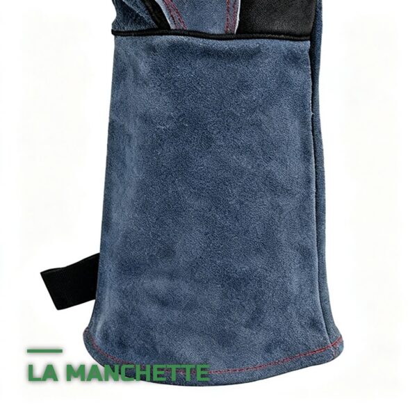 Gants de Soudure Longs en Cuir Anti-Chaleur