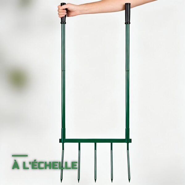Grelinette à Double Manche à 5 Dents