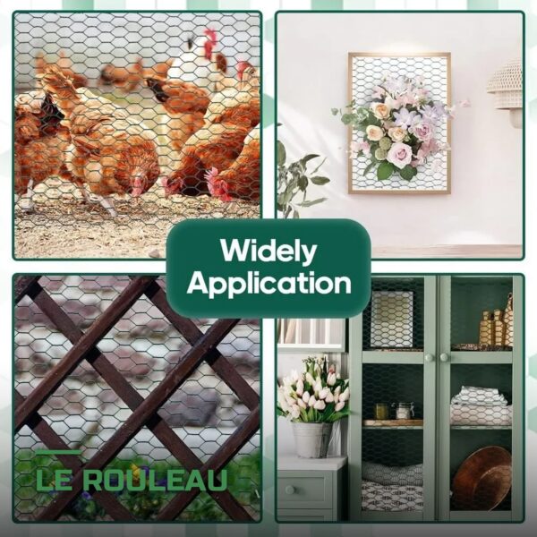 Grillage à Poules Hexagonal Galvanisé en Rouleau