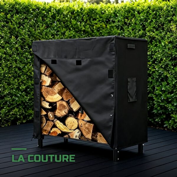Housse de Protection Imperméable pour Tas de Bois