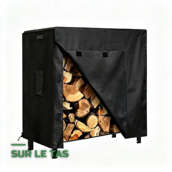 Housse de Protection Imperméable pour Tas de Bois