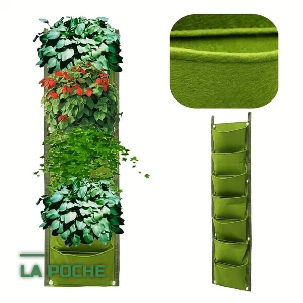 Jardinière Verticale Murale en Feutre