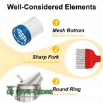 Kit d'Outils d'Apiculture avec Enfumoir en Inox