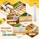 Kit d'Outils d'Apiculture avec Enfumoir en Inox