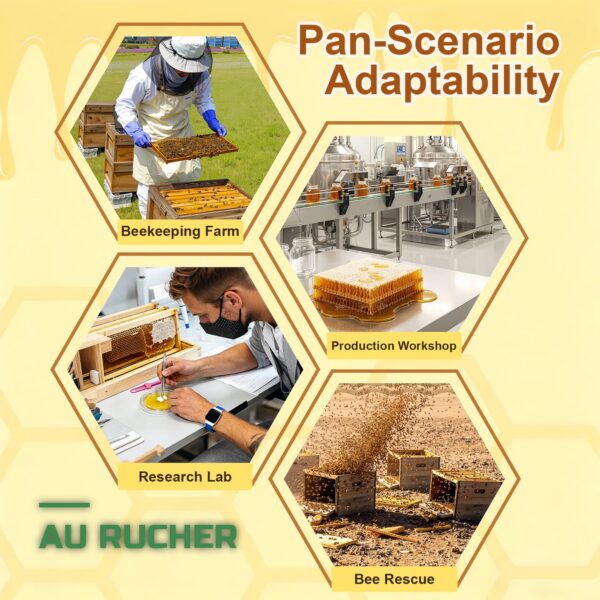 Kit d'Outils d'Apiculture avec Enfumoir en Inox
