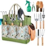 Kit d'Outils de Jardinage à Main en Inox