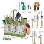 Kit d'Outils de Jardinage à Main en Inox