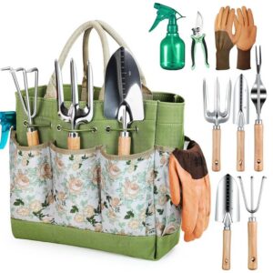 Kit d'Outils de Jardinage à Main en Inox