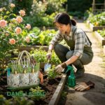 Kit d'Outils de Jardinage à Main en Inox