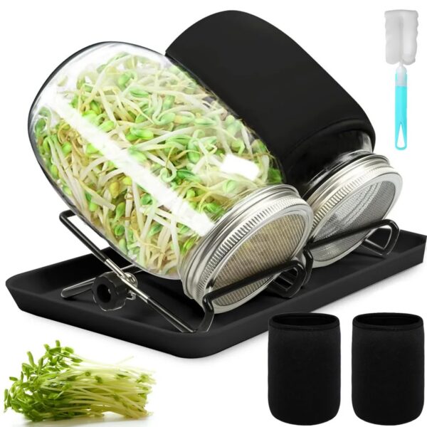 Kit de Germination en Bocaux avec Grille