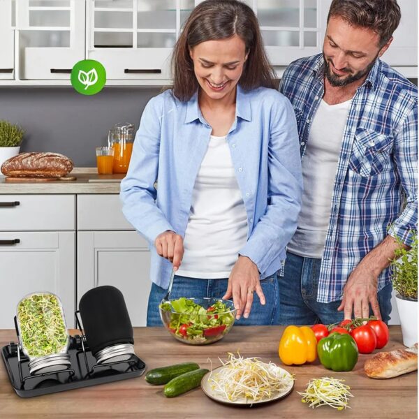 Kit de Germination en Bocaux avec Grille
