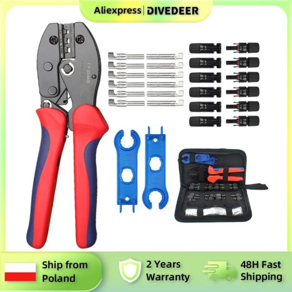 Kit de Pince à Sertir pour Connecteurs MC4