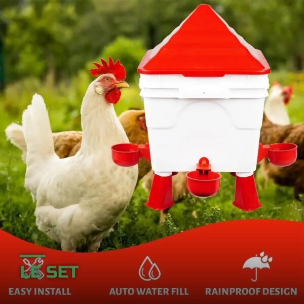 Kit Mangeoire et Abreuvoir pour Poules