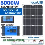 Kit Solaire 12V Complet pour Cabane